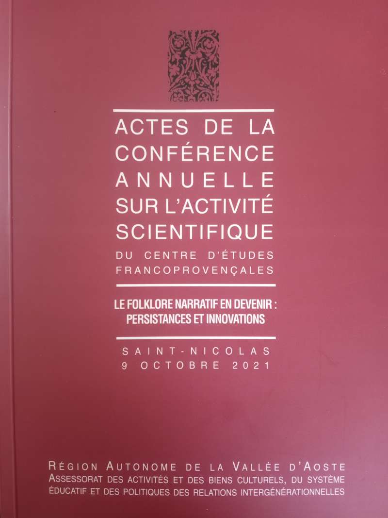 couverture des actes de la conférence annuelle 2021