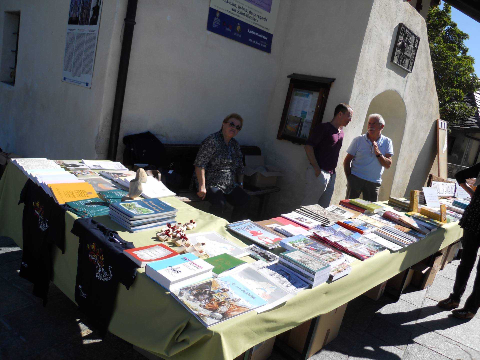 Marché aux livres, 2014, Saint-Nicolas, Vallée d'Aoste