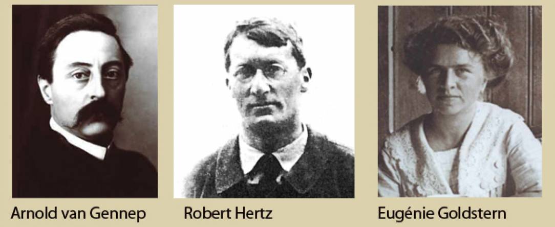 Arnold Van Gennep, Robert Hertz et Eugénie Goldstern