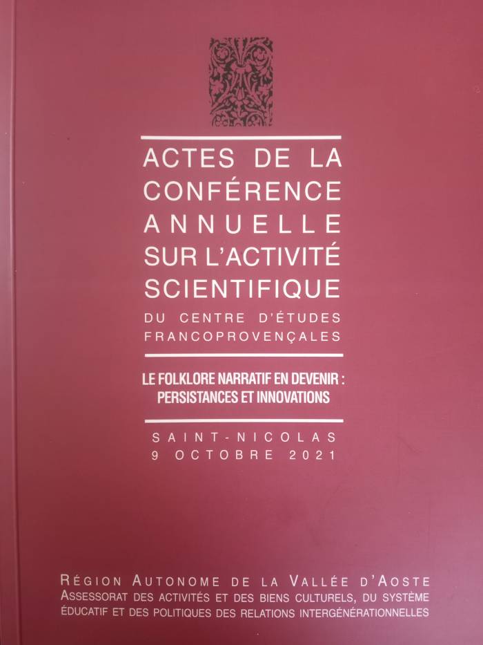 couverture des actes de la conférence annuelle 2021